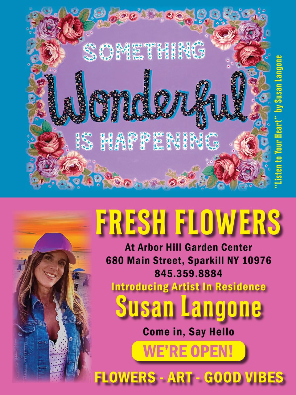 Susan Langone — Artist in Residence at Arbor Hill Garden Center, Sparkill NY